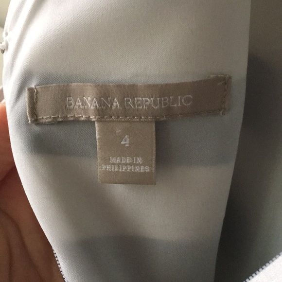 Navy/white striped dress by Banana Republic size 4 - Picture 3 of 4